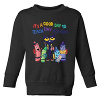 Kindergarten Teacher It's A Good Day To Teach Tiny Humans Funny Gift Toddler Sweatshirt