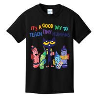 Kindergarten Teacher It's A Good Day To Teach Tiny Humans Funny Gift Kids T-Shirt