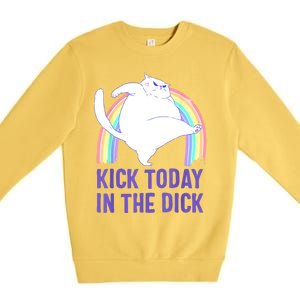 Kick Today In The Dick Premium Crewneck Sweatshirt