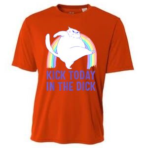 Kick Today In The Dick Cooling Performance Crew T-Shirt