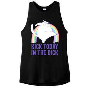 Kick Today In The Dick Ladies PosiCharge Tri-Blend Wicking Tank