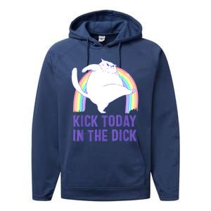 Kick Today In The Dick Performance Fleece Hoodie