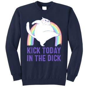 Kick Today In The Dick Tall Sweatshirt