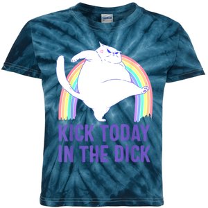 Kick Today In The Dick Kids Tie-Dye T-Shirt