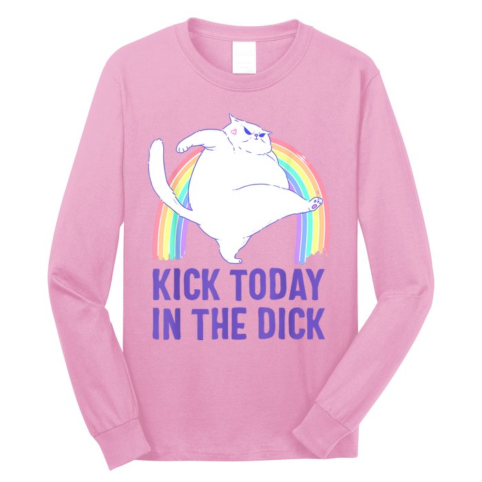 Kick Today In The Dick Long Sleeve Shirt