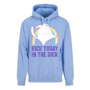 Kick Today In The Dick Unisex Surf Hoodie