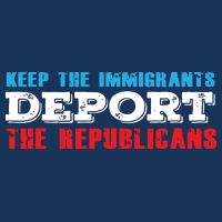 Keep The Immigrants Deport The Republicans Funny Anti Trump Kids Hoodie