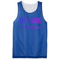 Keep Talking I'm Diagnosing You Gift Mesh Reversible Basketball Jersey Tank