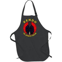 Kendo The Japanese Fencing Traditional Style Fencing Sport Full-Length Apron With Pockets