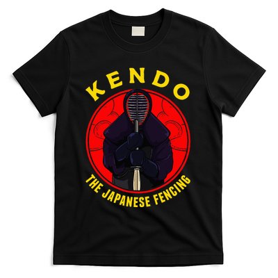 Kendo The Japanese Fencing Traditional Style Fencing Sport T-Shirt