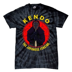 Kendo The Japanese Fencing Traditional Style Fencing Sport Tie-Dye T-Shirt