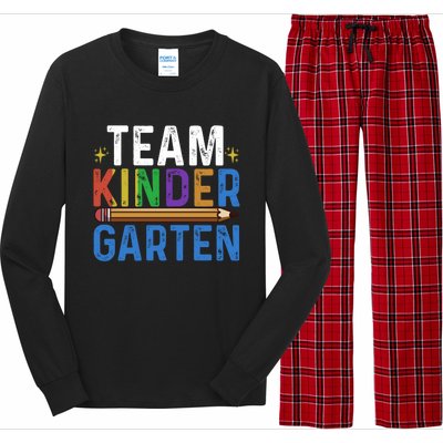 Kindergarten Team Kindergarten Squad Team Kindergarten Gift Long Sleeve Pajama Set