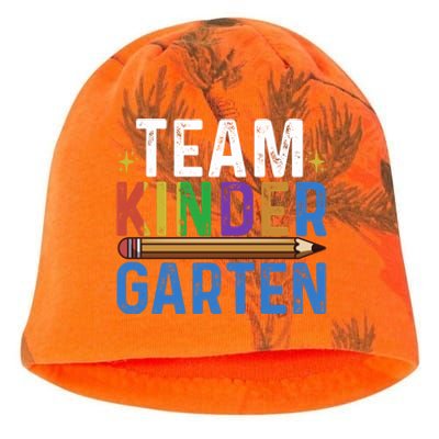 Kindergarten Team Kindergarten Squad Team Kindergarten Gift Kati - Camo Knit Beanie