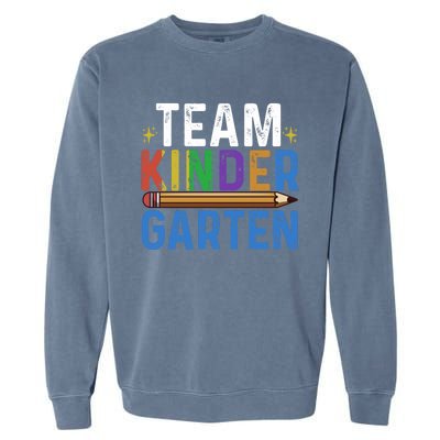 Kindergarten Team Kindergarten Squad Team Kindergarten Gift Garment-Dyed Sweatshirt