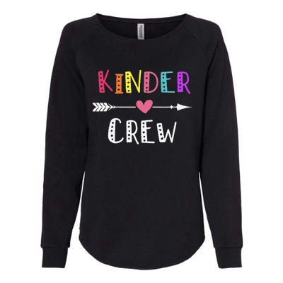 Kindergarten Teacher Kinder Crew First Day Of School Womens California Wash Sweatshirt