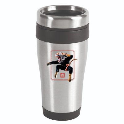Kungfu Tiger 16oz Travel Tumbler