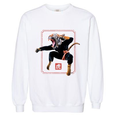 Kungfu Tiger Garment-Dyed Sweatshirt