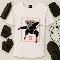 Kungfu Tiger Cooling Performance Crew T-Shirt