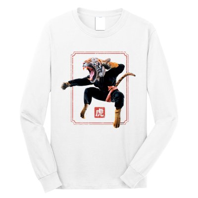 Kungfu Tiger Long Sleeve Shirt