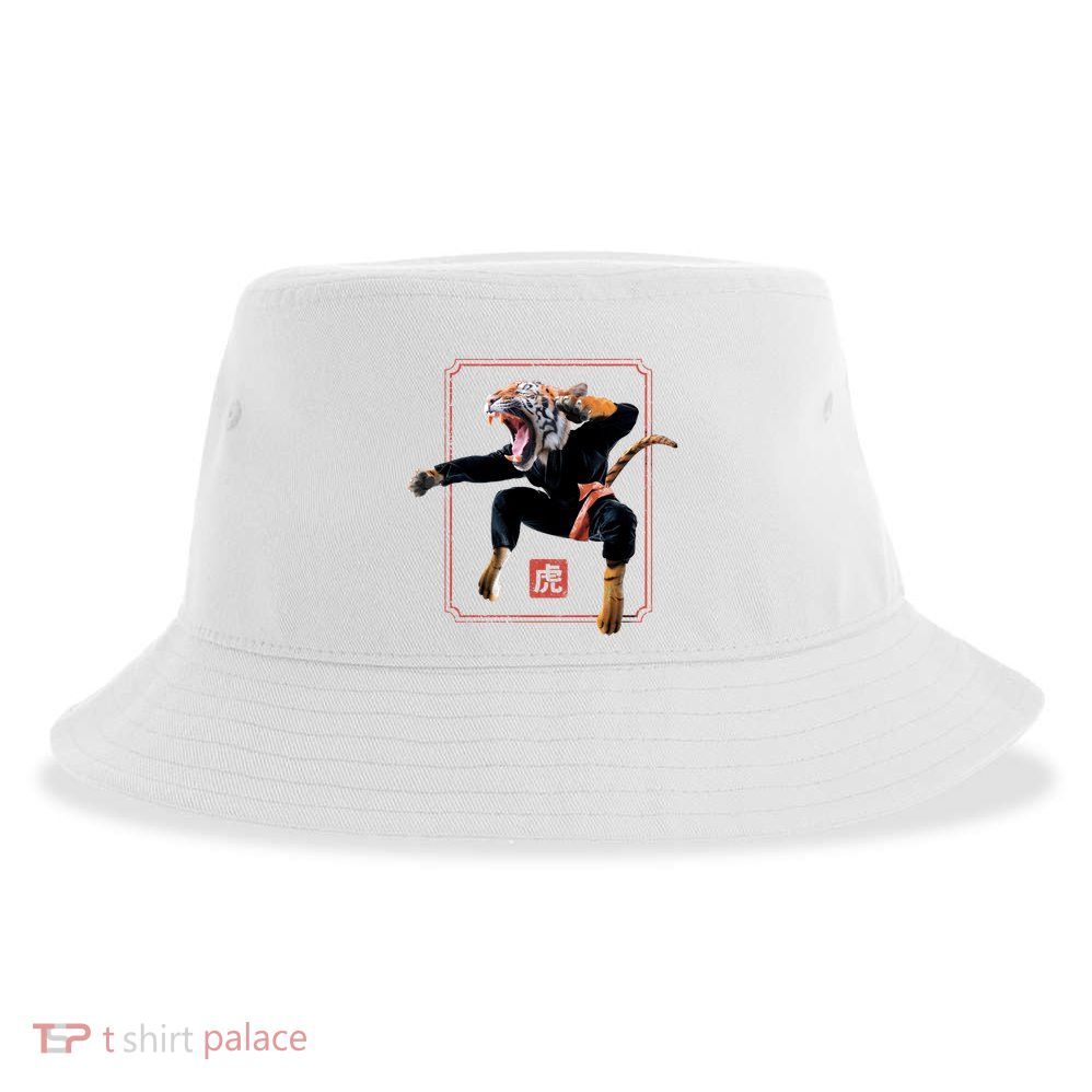 Kungfu Tiger Sustainable Bucket Hat