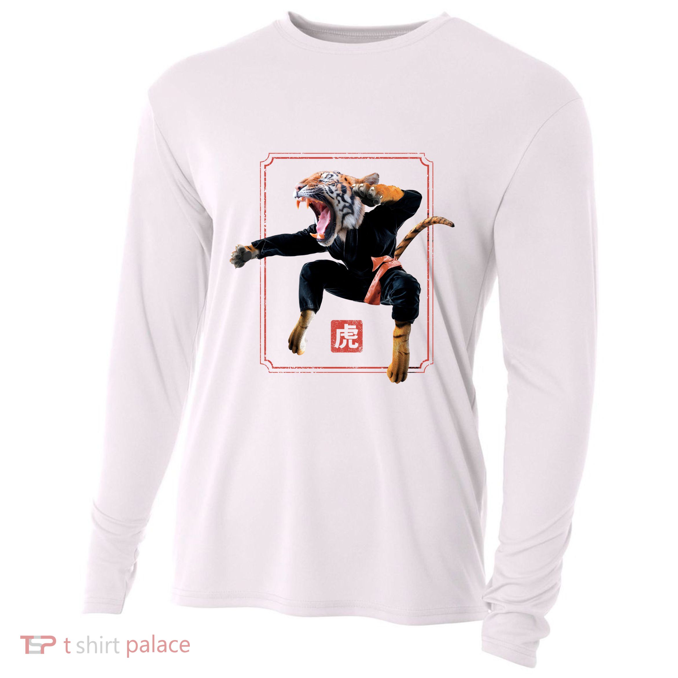 Kungfu Tiger Cooling Performance Long Sleeve Crew