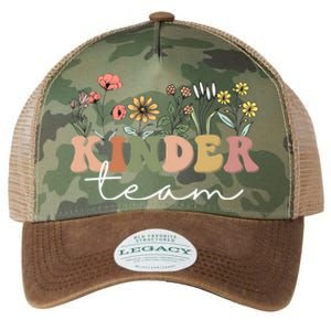 Kinder Team Kindergarten Teacher Tee 1St Day Of School Gift Legacy Tie Dye Trucker Hat