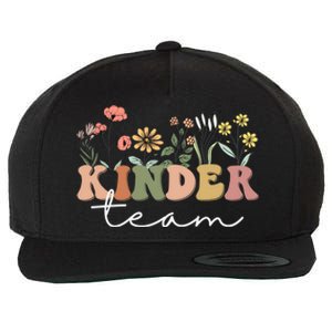 Kinder Team Kindergarten Teacher Tee 1St Day Of School Gift Wool Snapback Cap