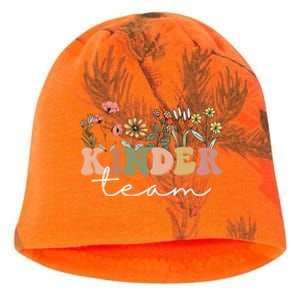 Kinder Team Kindergarten Teacher Tee 1St Day Of School Gift Kati - Camo Knit Beanie