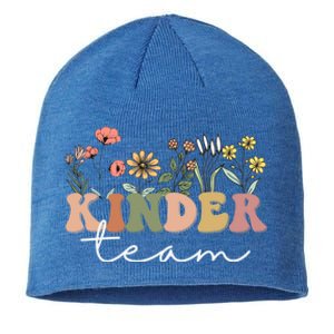 Kinder Team Kindergarten Teacher Tee 1St Day Of School Gift Sustainable Beanie