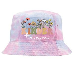 Kinder Team Kindergarten Teacher Tee 1St Day Of School Gift Tie-Dyed Bucket Hat