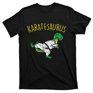 Karatesaurus Trex Karate Funny Dinosaur Martial Arts T-Shirt