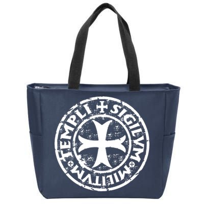 Knights Templar Zip Tote Bag