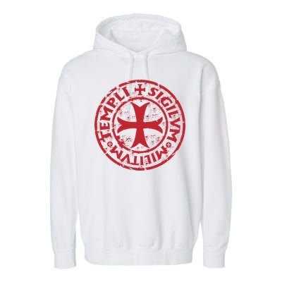 Knights Templar Garment-Dyed Fleece Hoodie