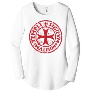 Knights Templar Women's Perfect Tri Tunic Long Sleeve Shirt