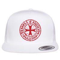 Knights Templar Flat Bill Trucker Hat