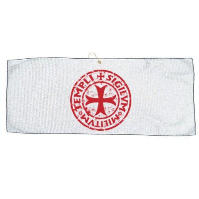 Knights Templar Large Microfiber Waffle Golf Towel