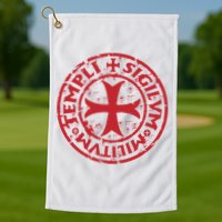Knights Templar Golf Towel
