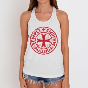 Knights Templar Women's Knotted Racerback Tank