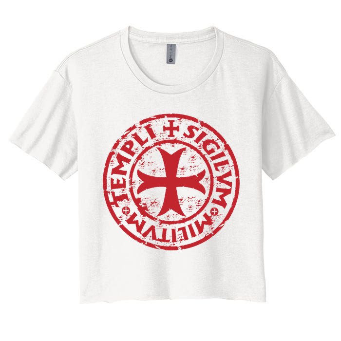 Knights Templar Crop Top