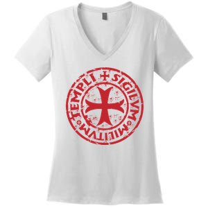 Knights Templar Women's V-Neck T-Shirt