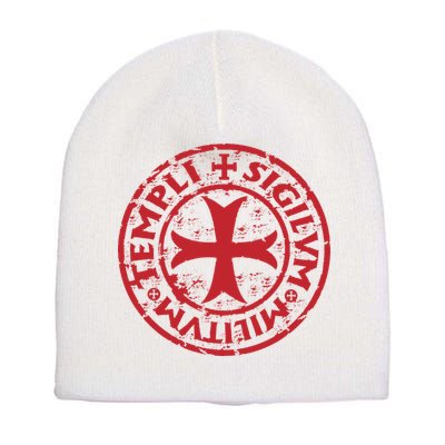 Knights Templar Short Acrylic Beanie