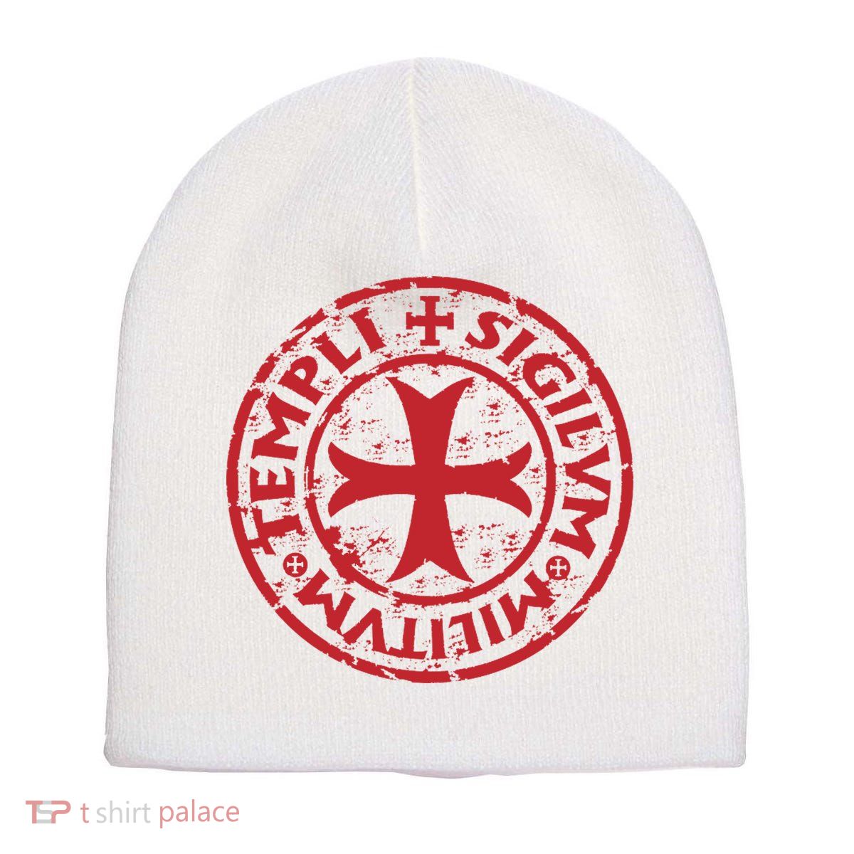 Knights Templar Short Acrylic Beanie
