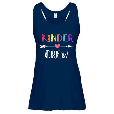 Kindergarten Teacher Kinder Crew First Day Of School Ladies Essential Flowy Tank