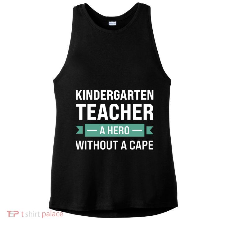 Kindergarten Teacher Kindergarten Teacher Gift Ladies PosiCharge Tri-Blend Wicking Tank