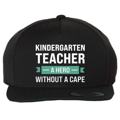 Kindergarten Teacher Kindergarten Teacher Gift Wool Snapback Cap