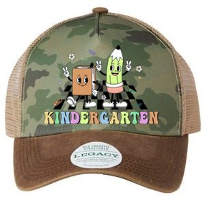 Kindergarten Teacher Life Cute Funny School Legacy Tie Dye Trucker Hat