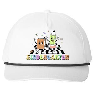 Kindergarten Teacher Life Cute Funny School Snapback Five-Panel Rope Hat