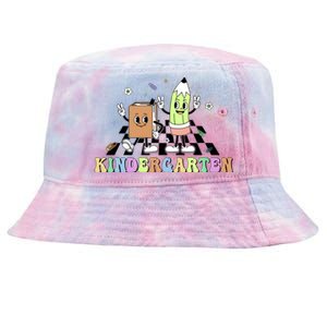 Kindergarten Teacher Life Cute Funny School Tie-Dyed Bucket Hat