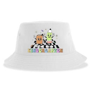 Kindergarten Teacher Life Cute Funny School Sustainable Bucket Hat