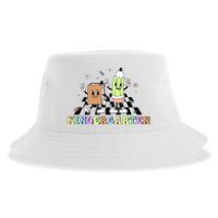 Kindergarten Teacher Life Cute Funny School Sustainable Bucket Hat